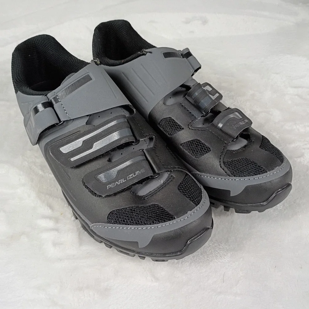 Pearl Izumi Cycling Shoes Women 41 Black Grey All-Road v4 Mountain Bike SPD Gear